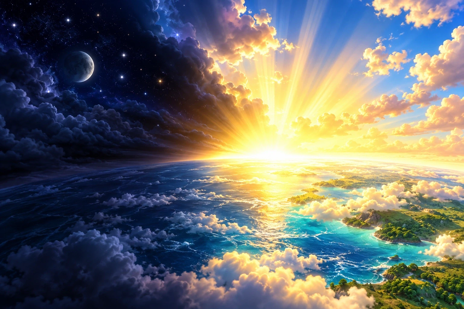 Light: day and night