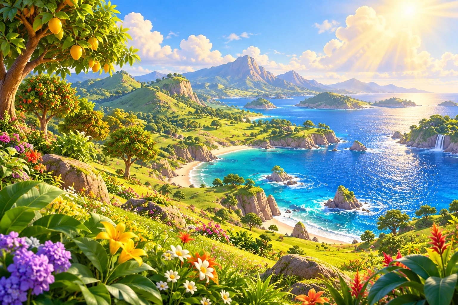 Land, seas and plants