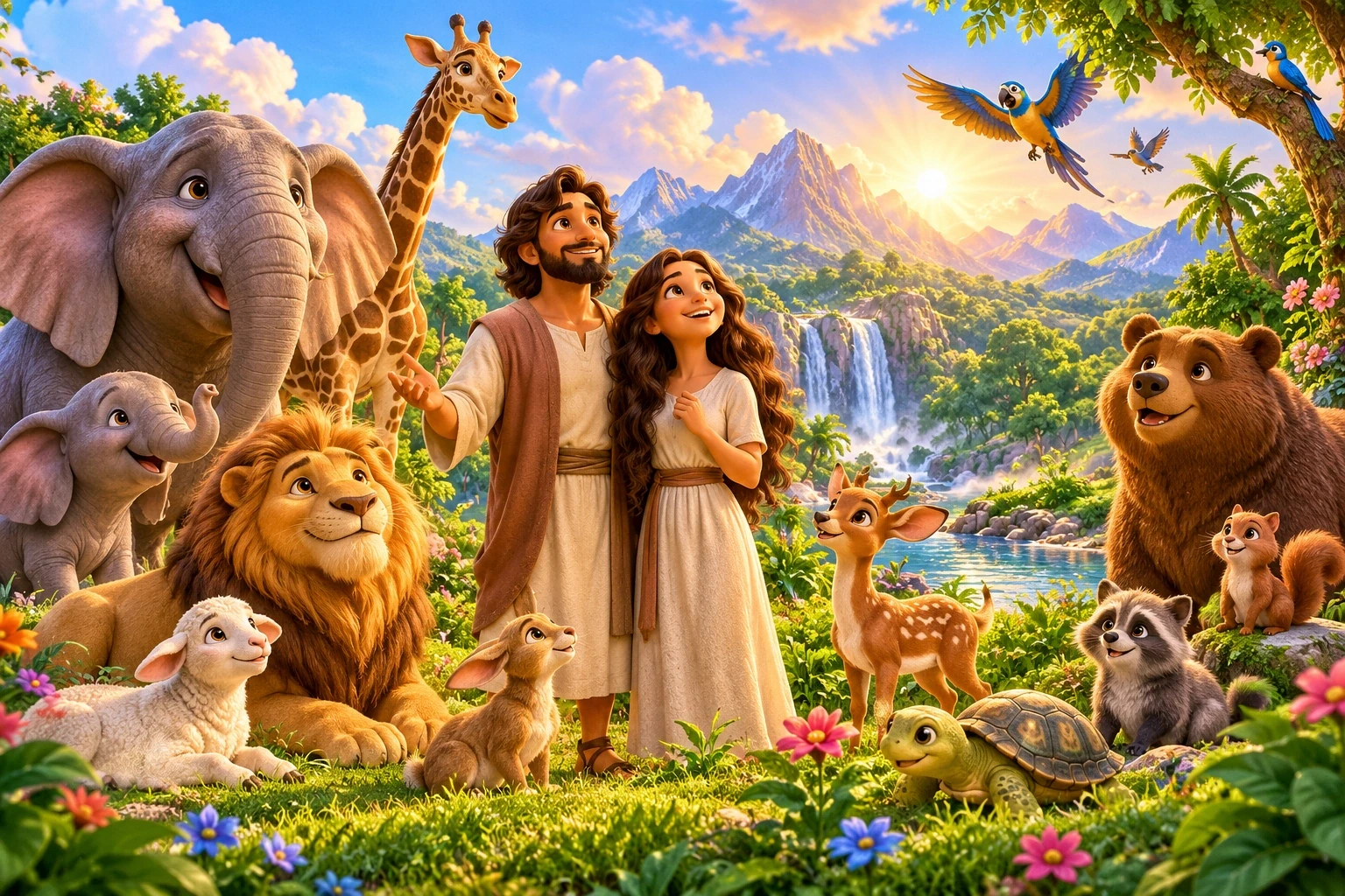 Animals and people