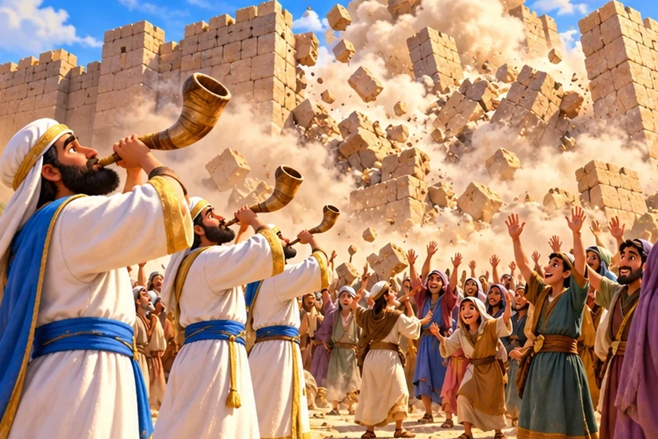 The walls of Jericho.