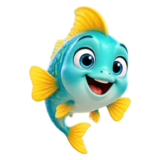 Finn the Fish, a friendly fish guide