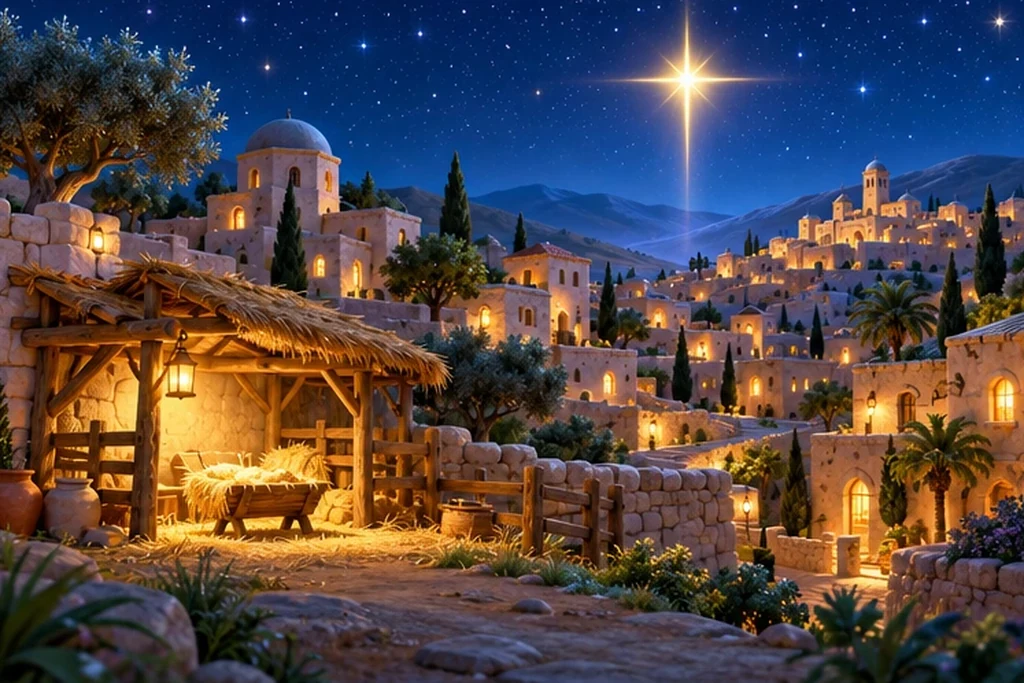 Bethlehem Village scenery