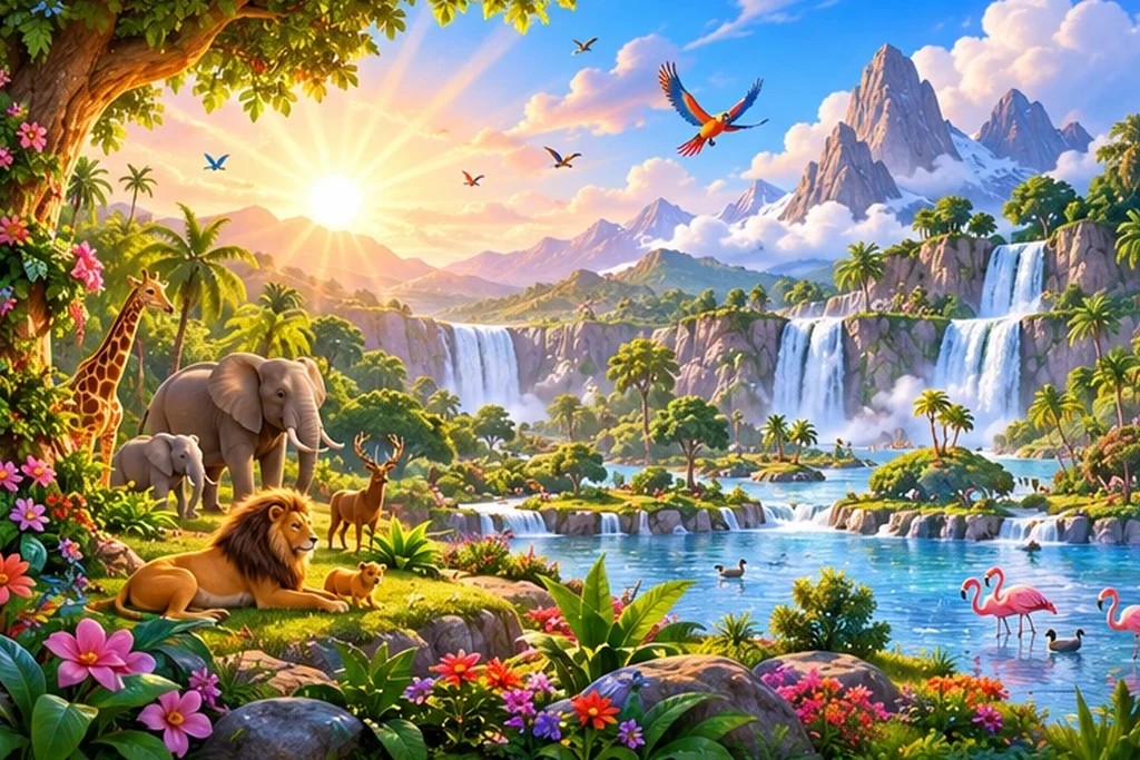 Creation Garden scenery